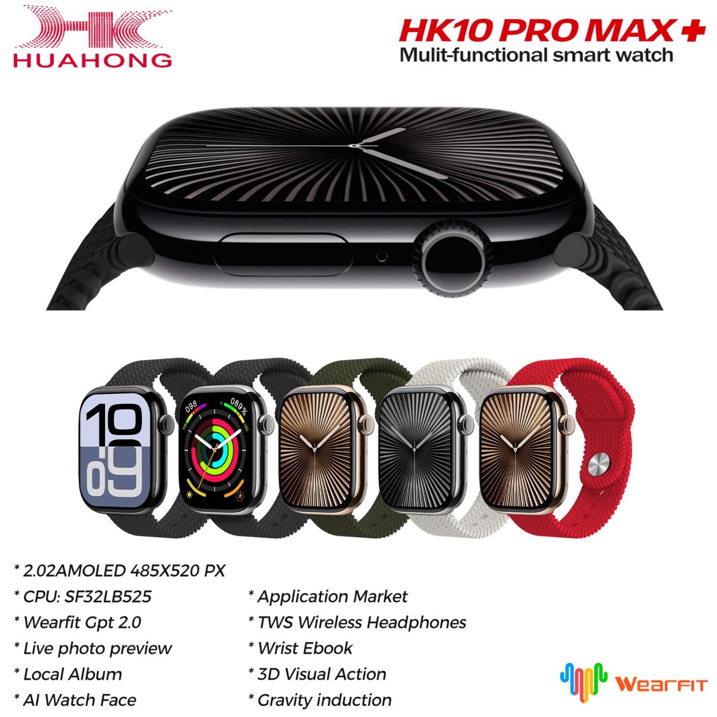 HK10 Pro Max + Smartwatch