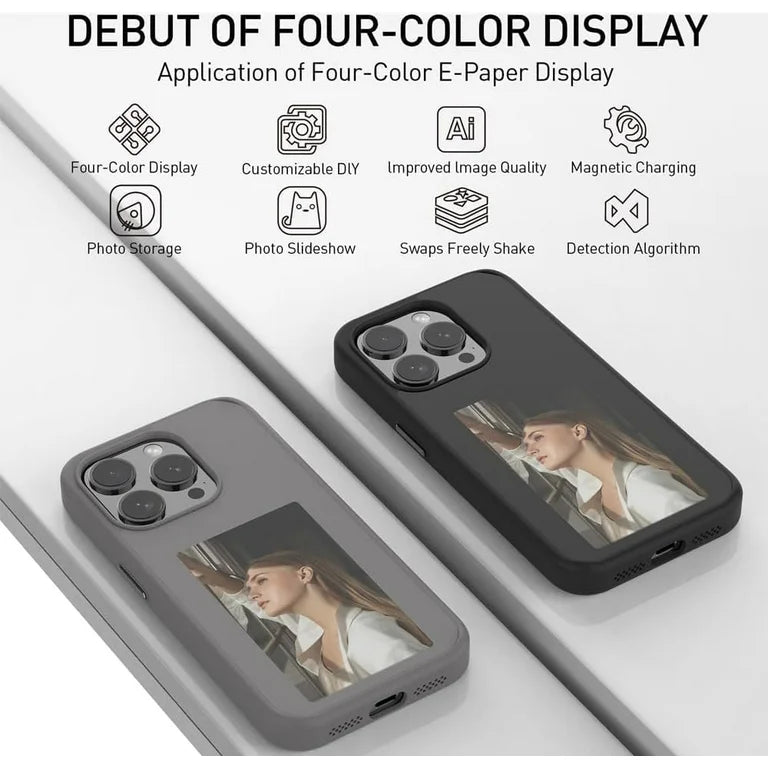 Smart E-Ink Screen Display IPhone Case